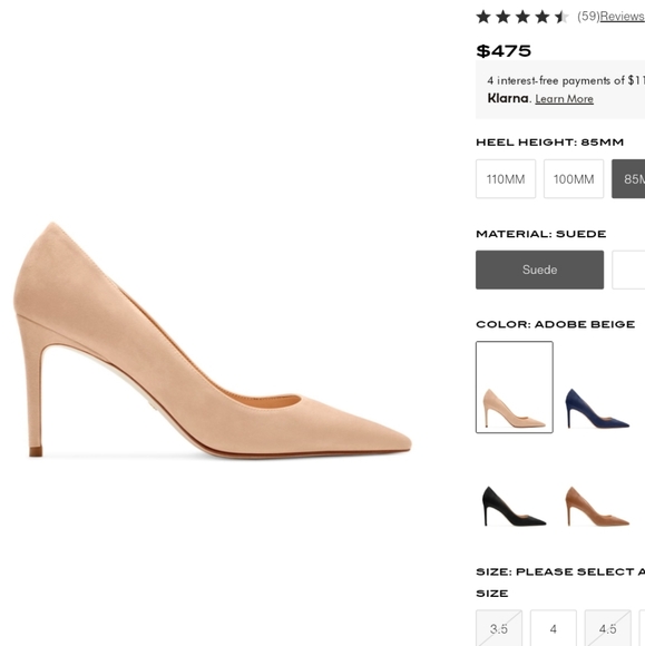 Stuart Weitzman Heels Size 10 - Picture 6 of 6